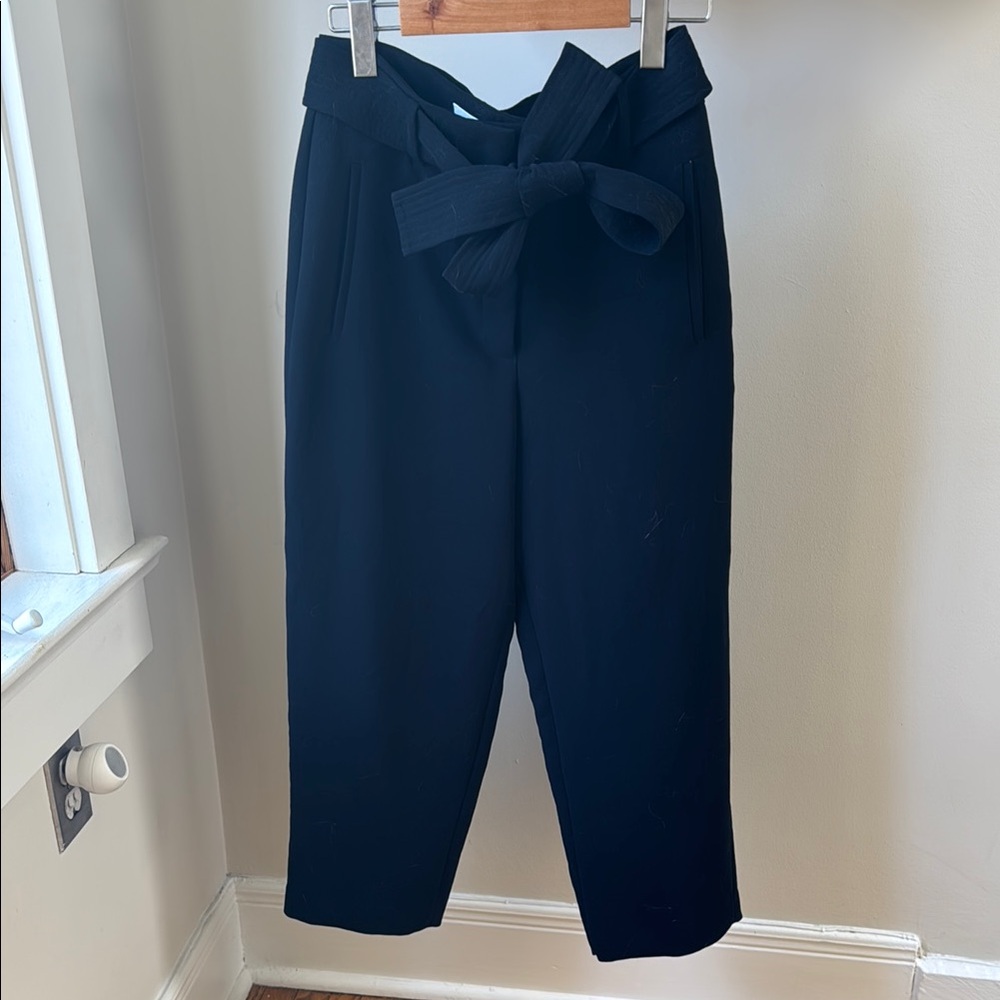Wilfred tie front pant cropped